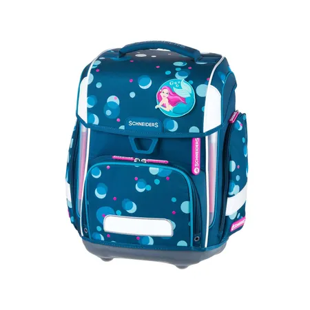 Schneiders Schulranzen Set Ergolite Polkadot Petrol 9-teilig