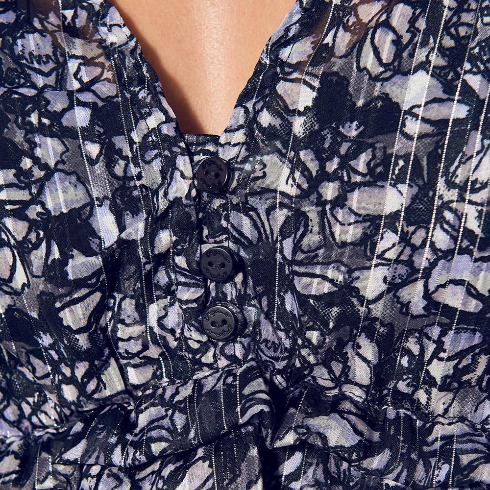 Kaporal Blouse Bleu à fleurs Femme Kaporal Vian