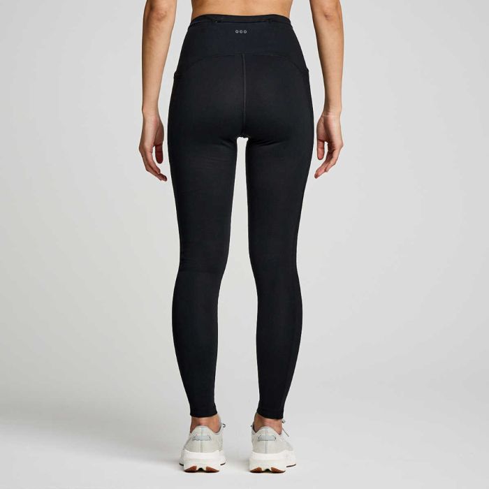 Saucony Dame Lange tights Hurricane Tights Sort