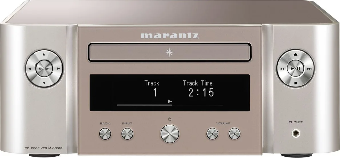 Marantz Melody X M-CR612 Silver Gold   Elipson Prestige Facet 6B Blanc   5 mètres de câble Norstone CL150 Chaînes hi-fi composées