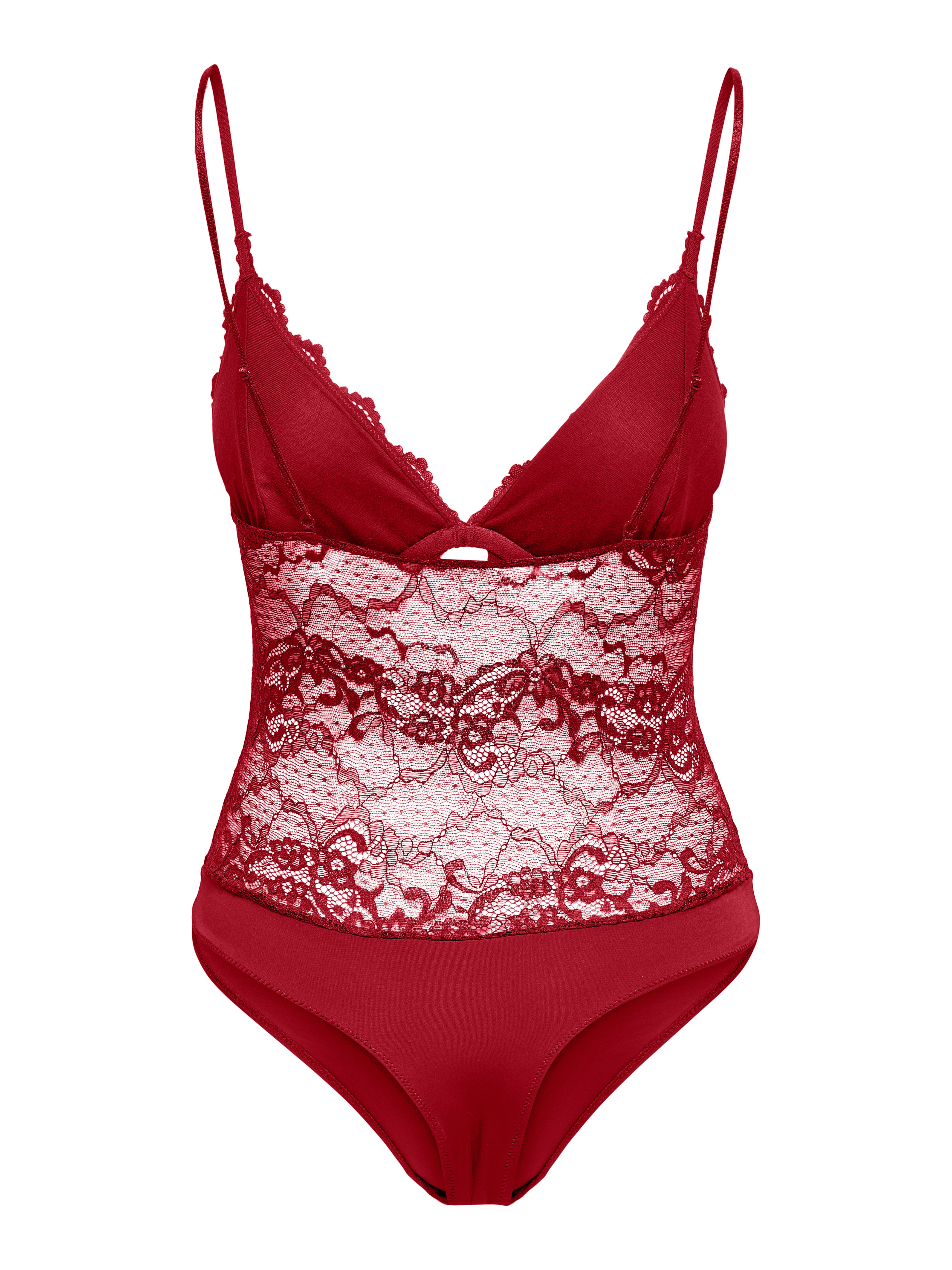 ONLWILLOW Bodystocking Equestrian Red