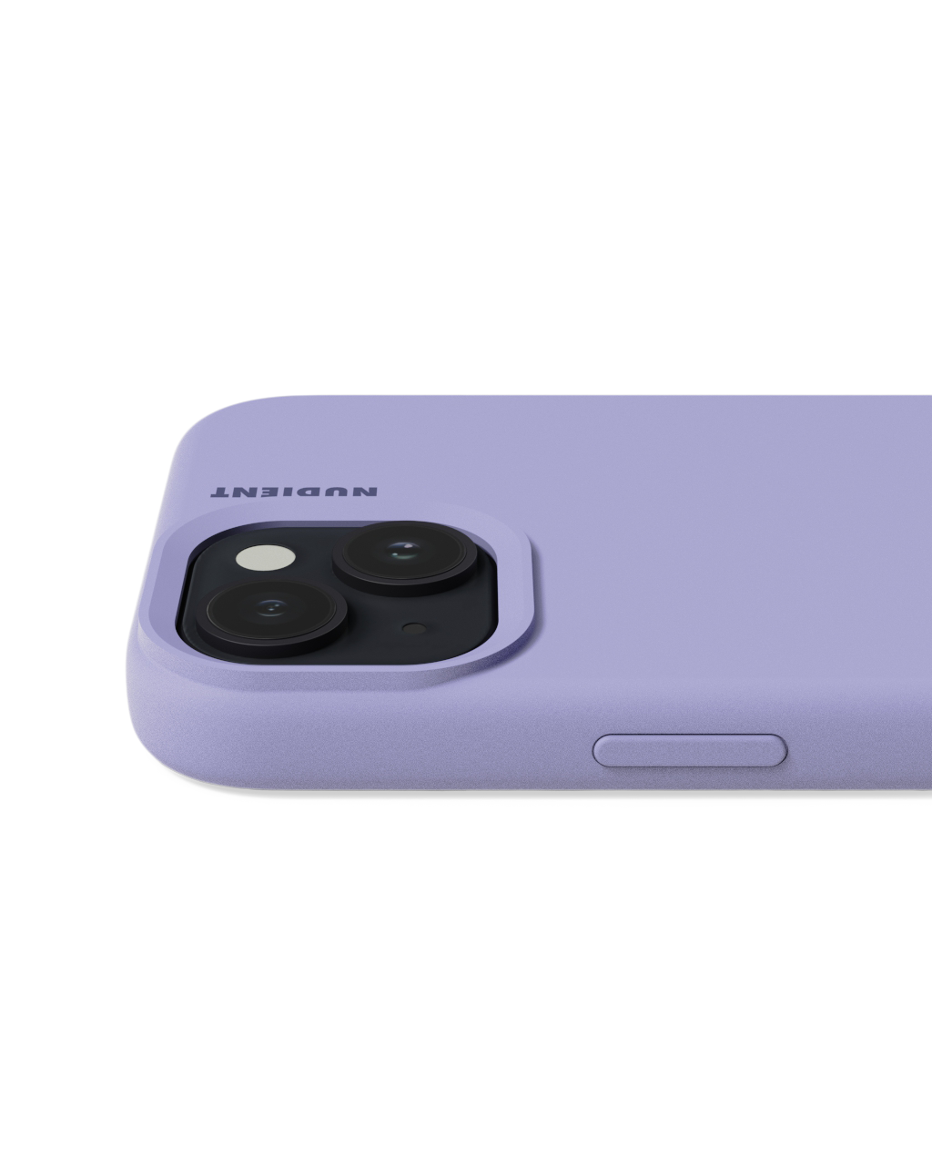 Base mobilcover iPhone 15 | Silikone.  | Misty Purple | NUDIENT