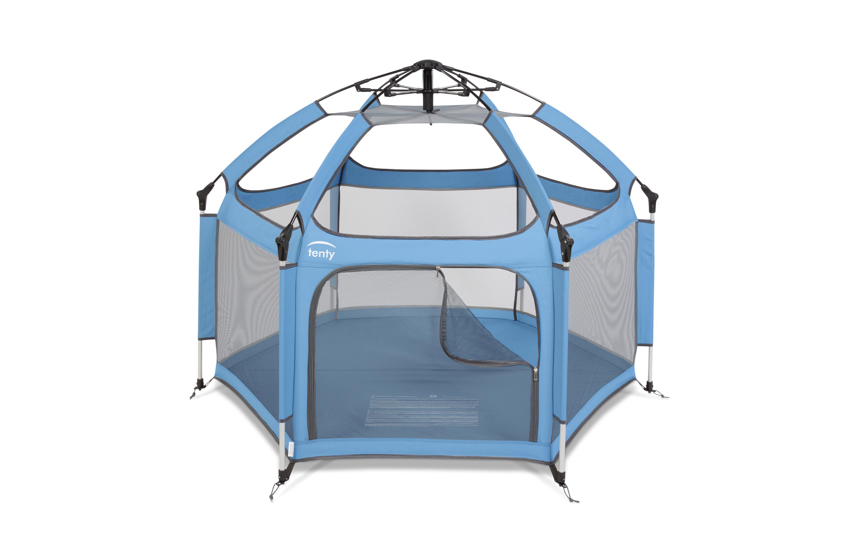Laufgitter Set Blau<br>Der neue Lieblingsplatz Ihres Kindes
