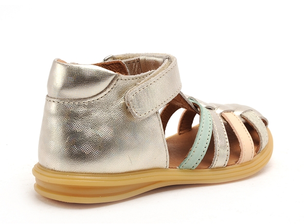 Bellamy nu pieds bebe paillette or