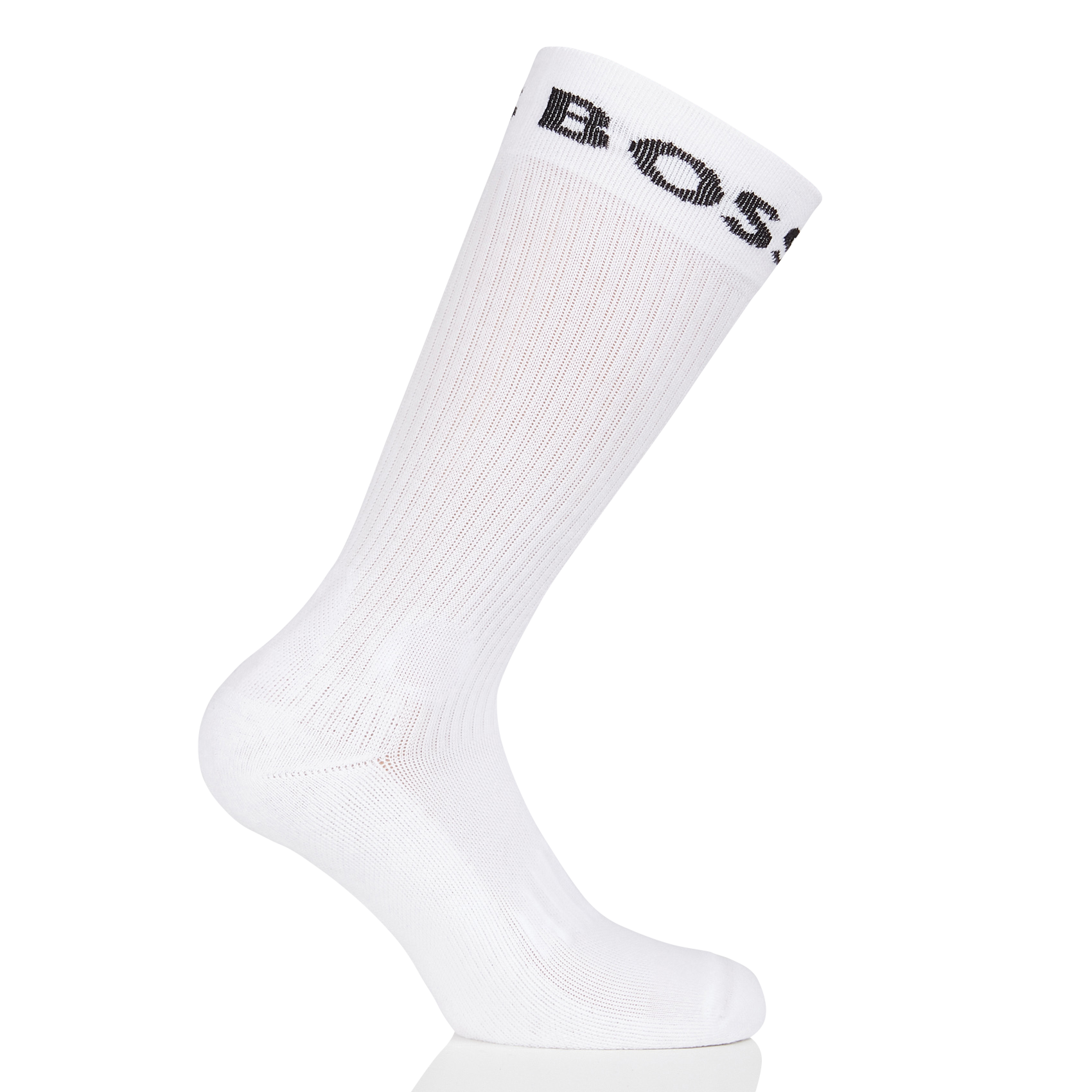 Lot de 2 paires de chaussettes en coton mélangé| Blanc