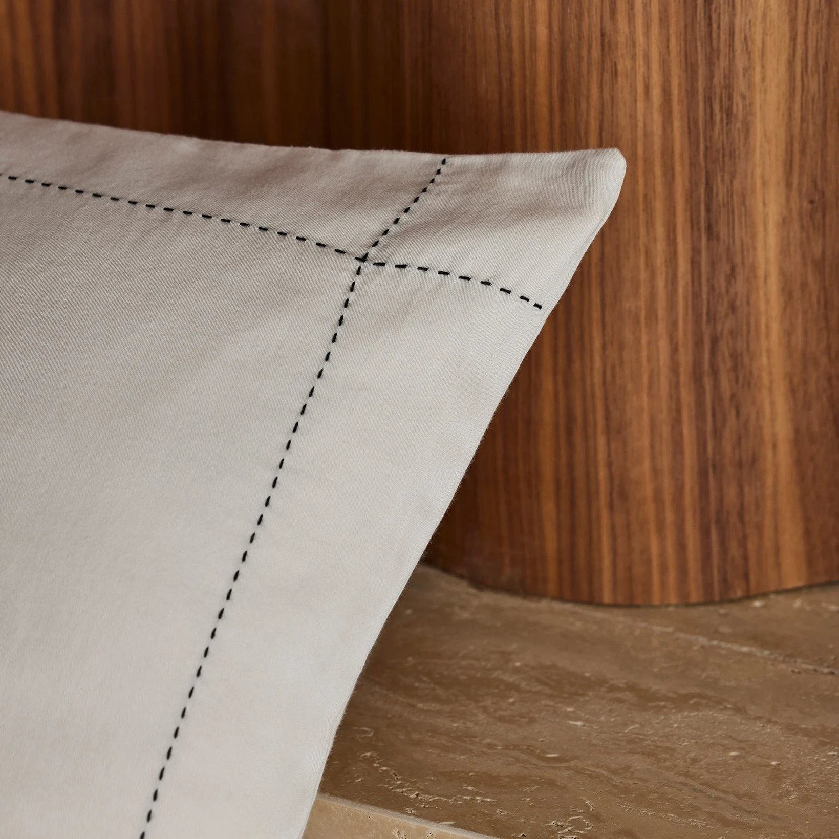 ANOUK - Lot de 2 taies d'oreiller | Beige