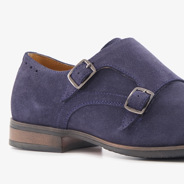 Van Beers suède heren gespschoenen