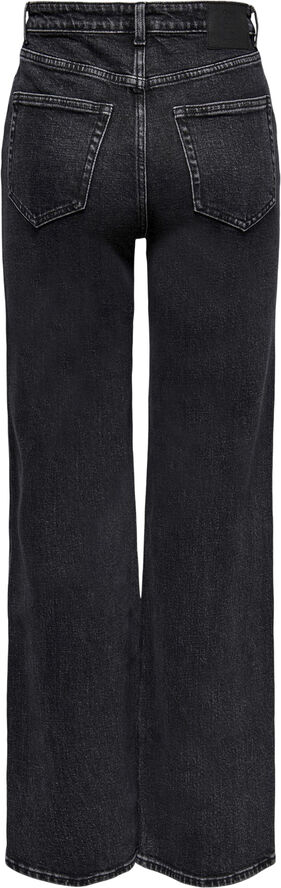 ONLY ONLJUICY LIFE HW WIDE LEG NAS244 NO Black denim/nas244