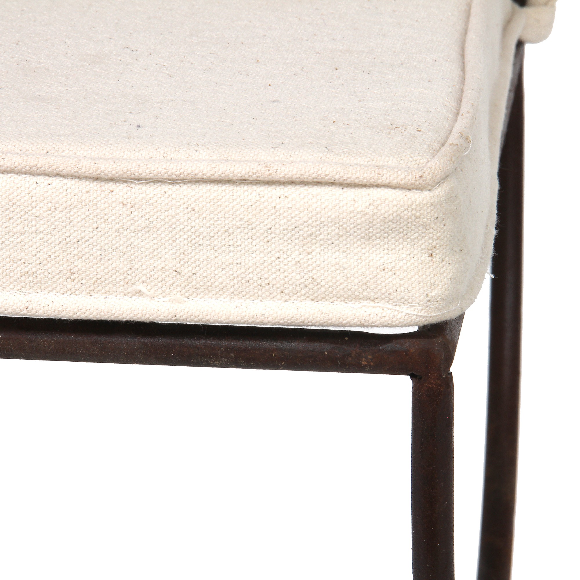 Eisenstuhl 'Majid' mit Kissen, rostbraun, T 40 cm, B 40 cm, H 106 cm günstig bestellen