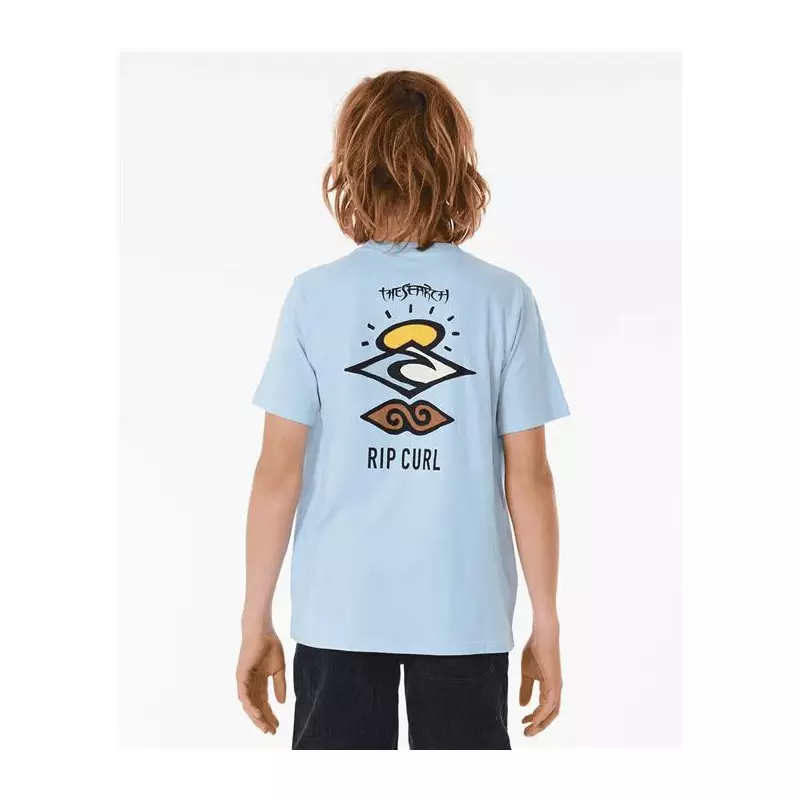 Teeshirt junior RIPCURL Search Icon Tee -Boy Cool Blue 12