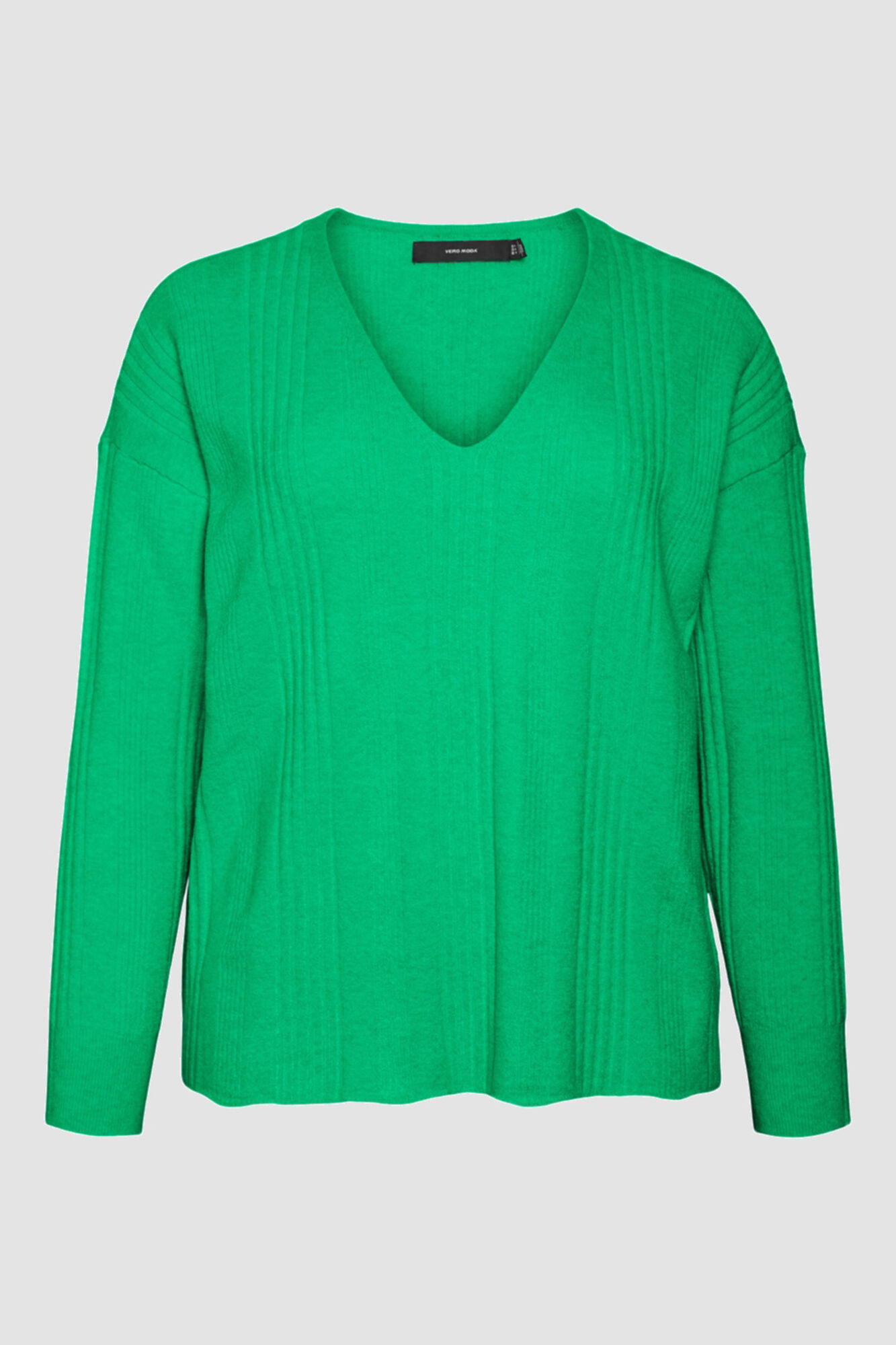 Suéter básico de malha plus size - Verde
