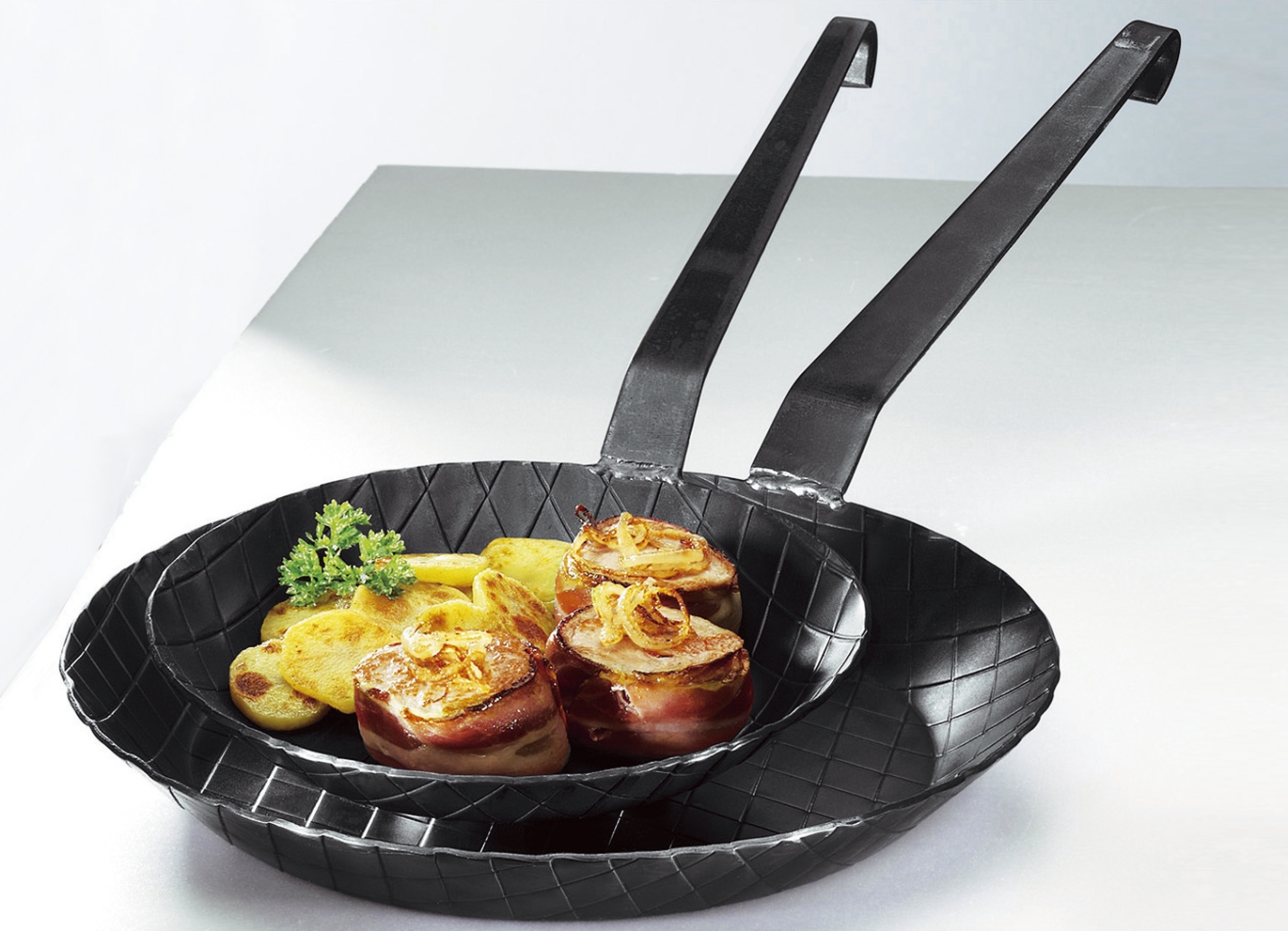 Eisenpfannen-Set, 2-teilig