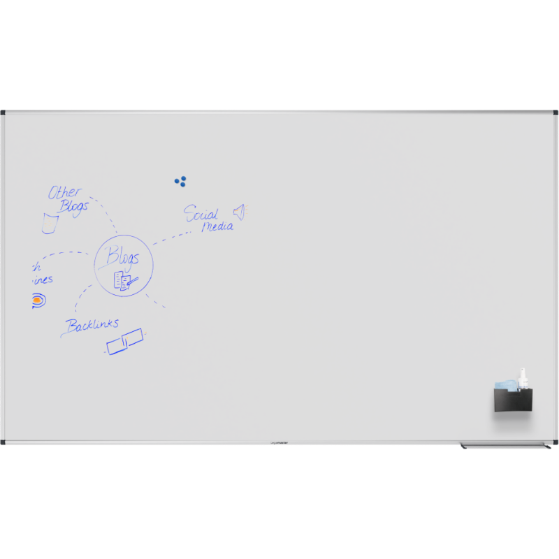 Tableau blanc émaillé UNITE PLUS 120x200cm - Legamaster