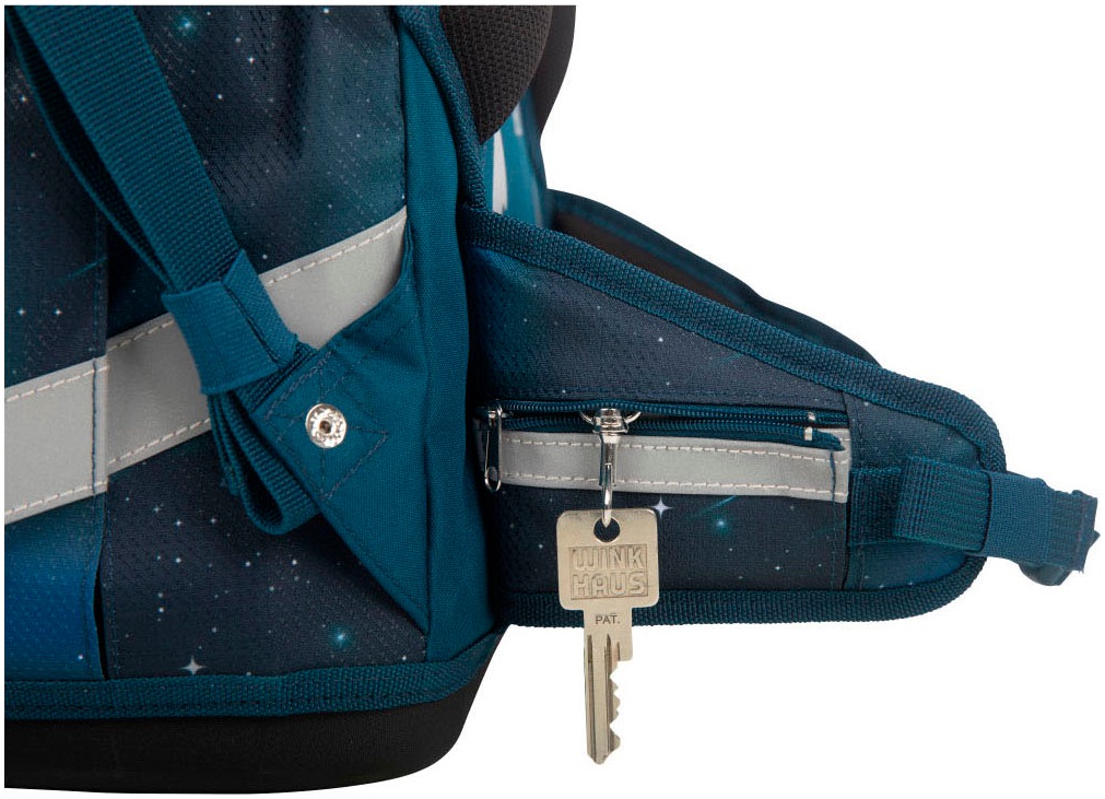 SCHOOL-MOOD® Schulranzen »Champion Maxx Pro« retroreflektierende Flächen mit LED-Patchy