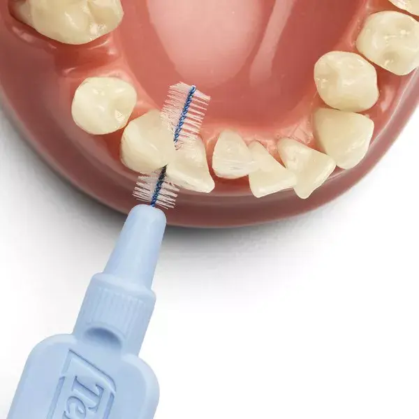 Escova interdental TePe Extra Macia e Ecológica, Azul Pastel, ISO 3 / 0,6 mm, 6 unidades.