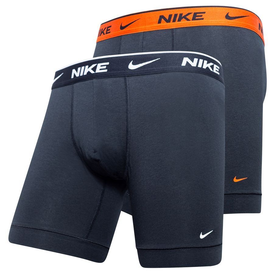 Nike Shorts Boxer 2-Pack - Noir/Orange