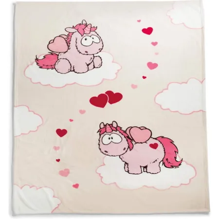 NICI Plüsch-Decke Einhorn Theodor