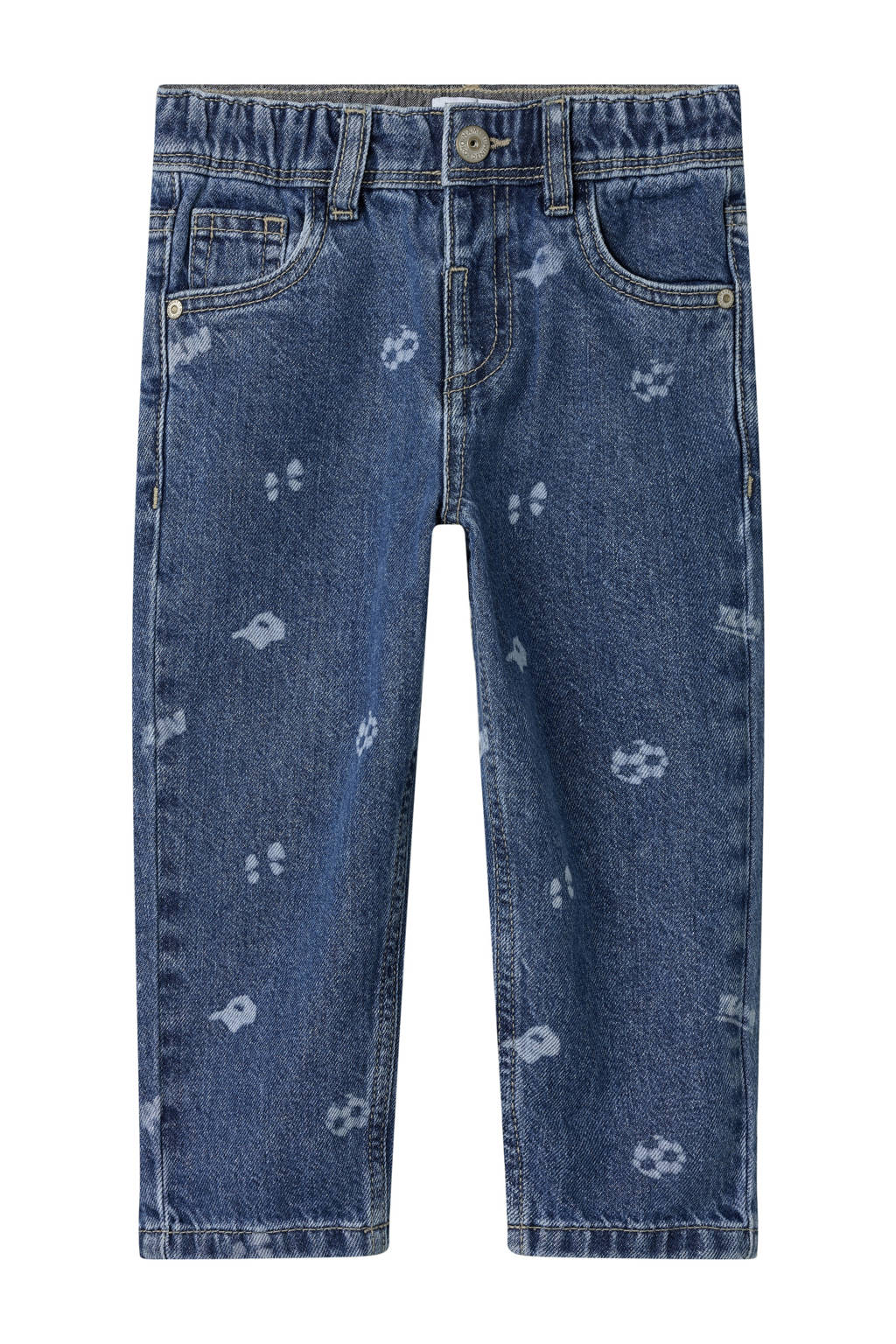 NAME IT MINI waist tapered jeans medium blue denim