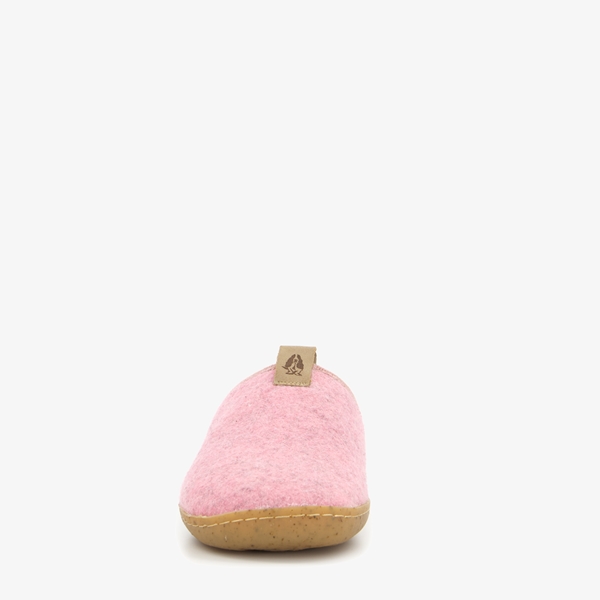 Hush Puppies wollen dames pantoffels roze