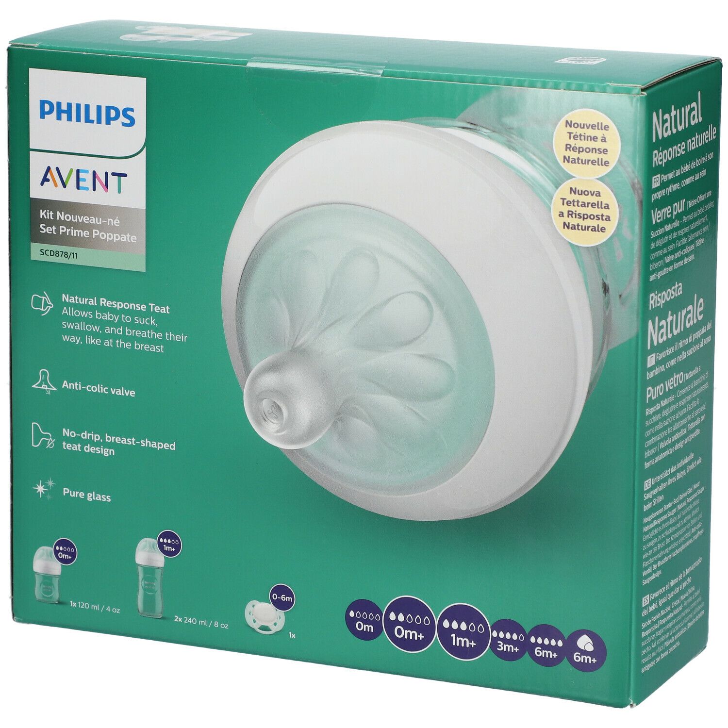 PHILIPS AVENT Natural Response Glazen Gift Set