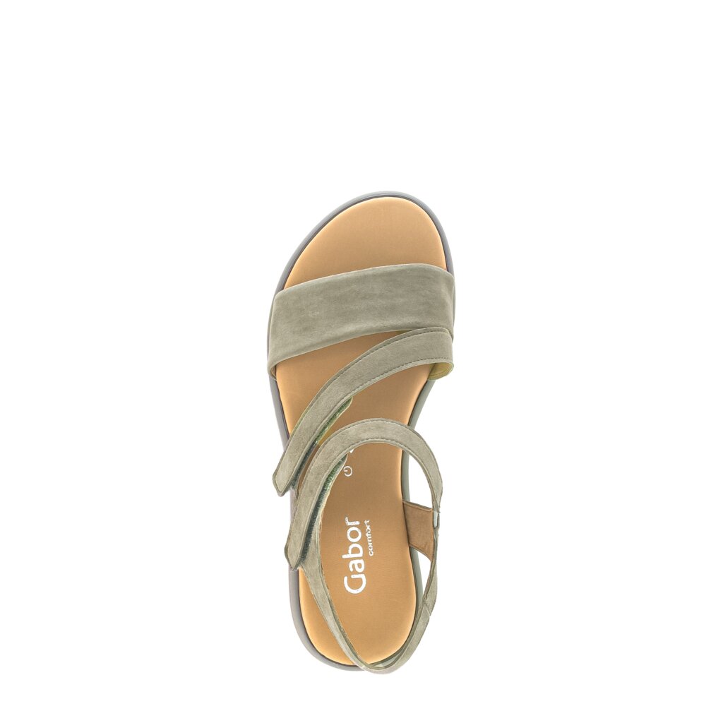 Sandal met riempjes groen