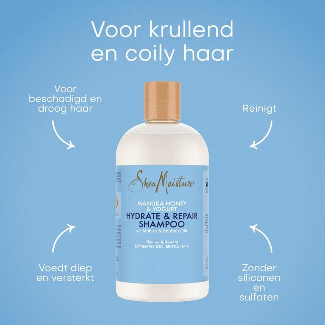 Shea Moisture Manuka Honey Yoghurt Shampoo 384 ML