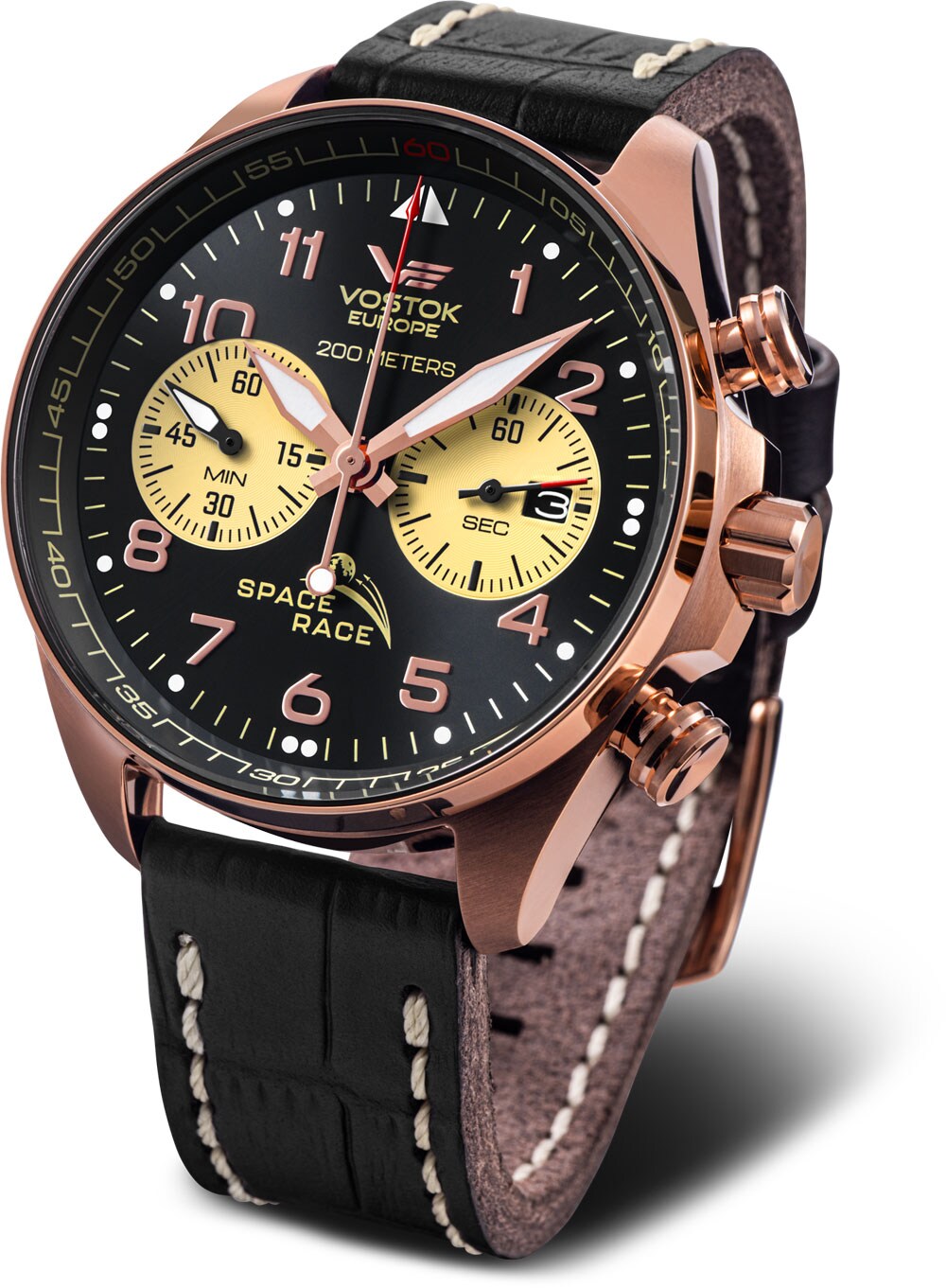 Vostok Europe Herrenarmbanduhr 6S21-325B668L - 47 mm
