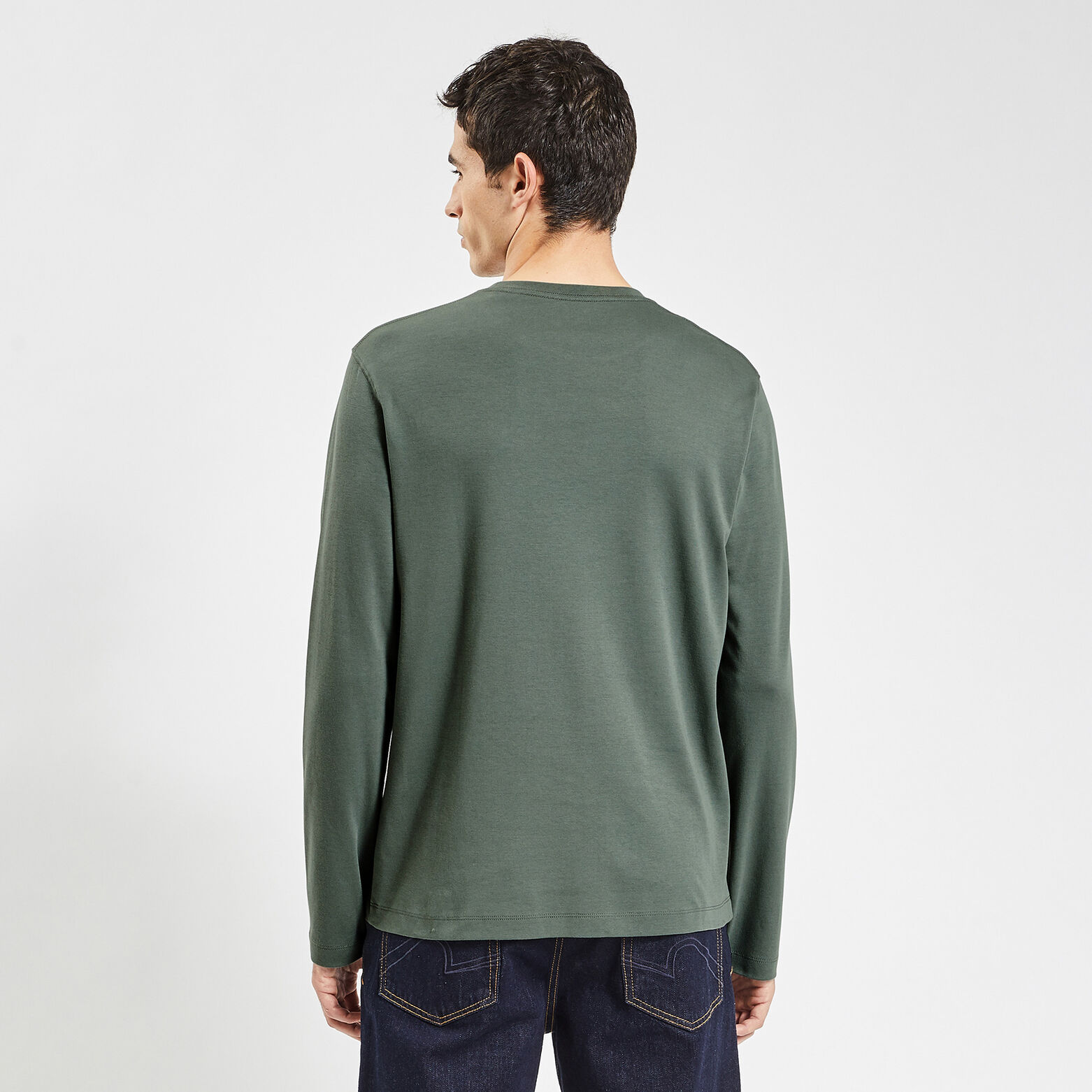 Tee shirt interlock manches longues Vert