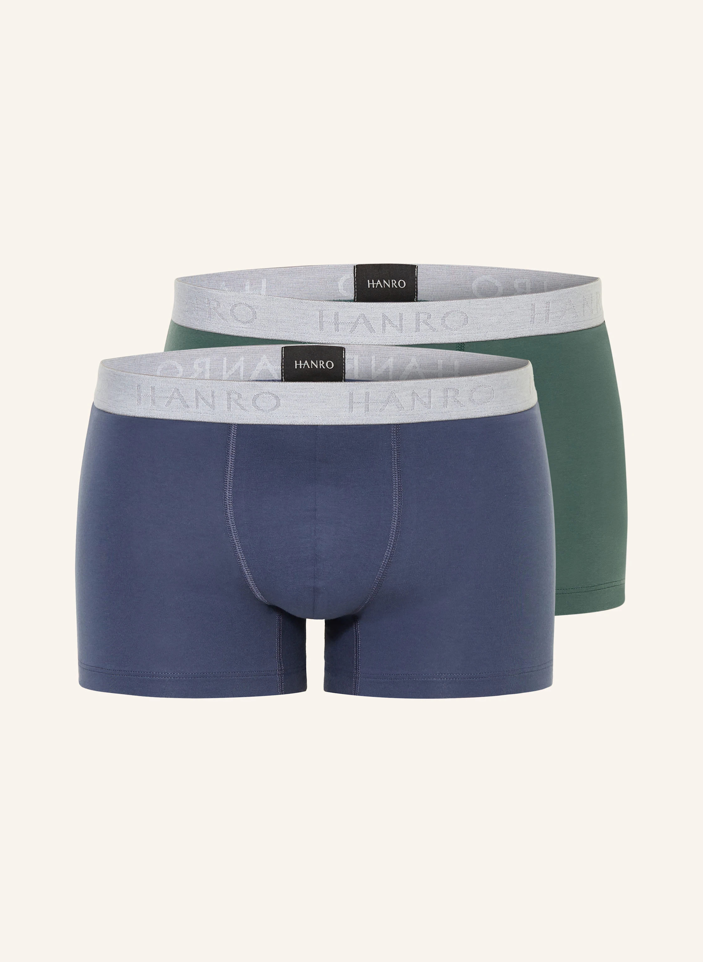 HANRO 2er-Pack Boxershorts COTTON ESSENTIALS
