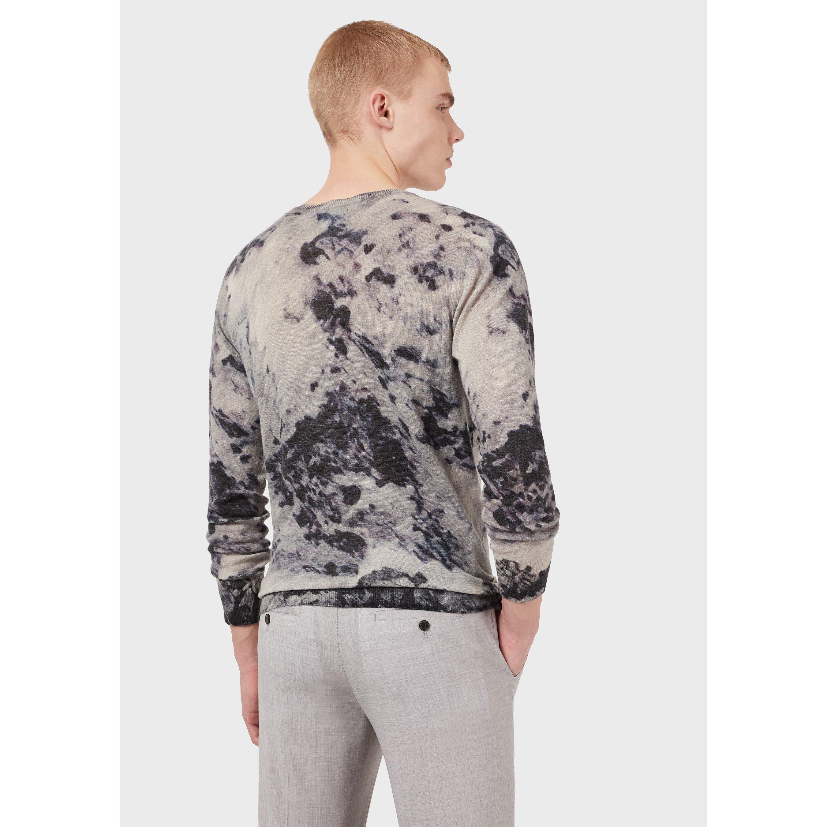Emporio Armani Tye Dye Knit Top