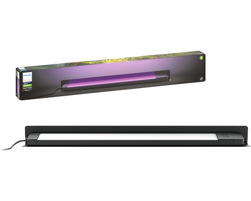 Philips Hue laagspannings LED-buitenlamp 20W 1400 lm 2000-6500K Hue White & Color Ambiance L 795 mm Amarant Lineair Zwart