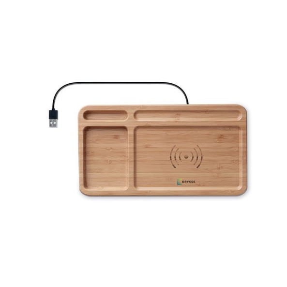 GiftRetail MO9391 - CLEANDESK Chargeur sans fil organiseur