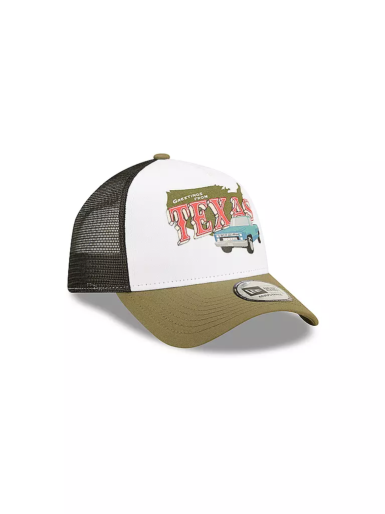NEW ERA Kappe US STATE WORDMARK TRUCKER olive