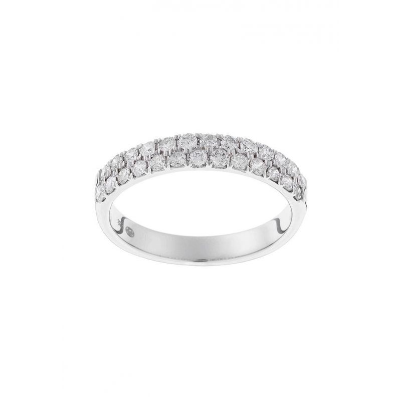 Bague Or Blanc et Diamant