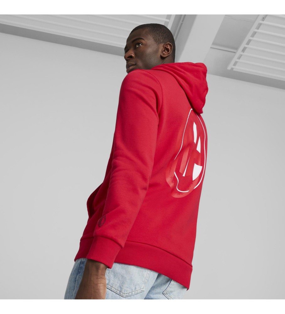 Moletom vermelho Puma Legacy Milan