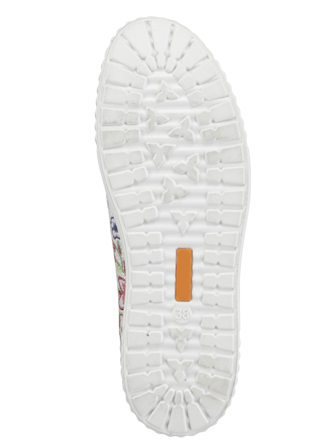 Slipper aus floral bedrucktem Leder