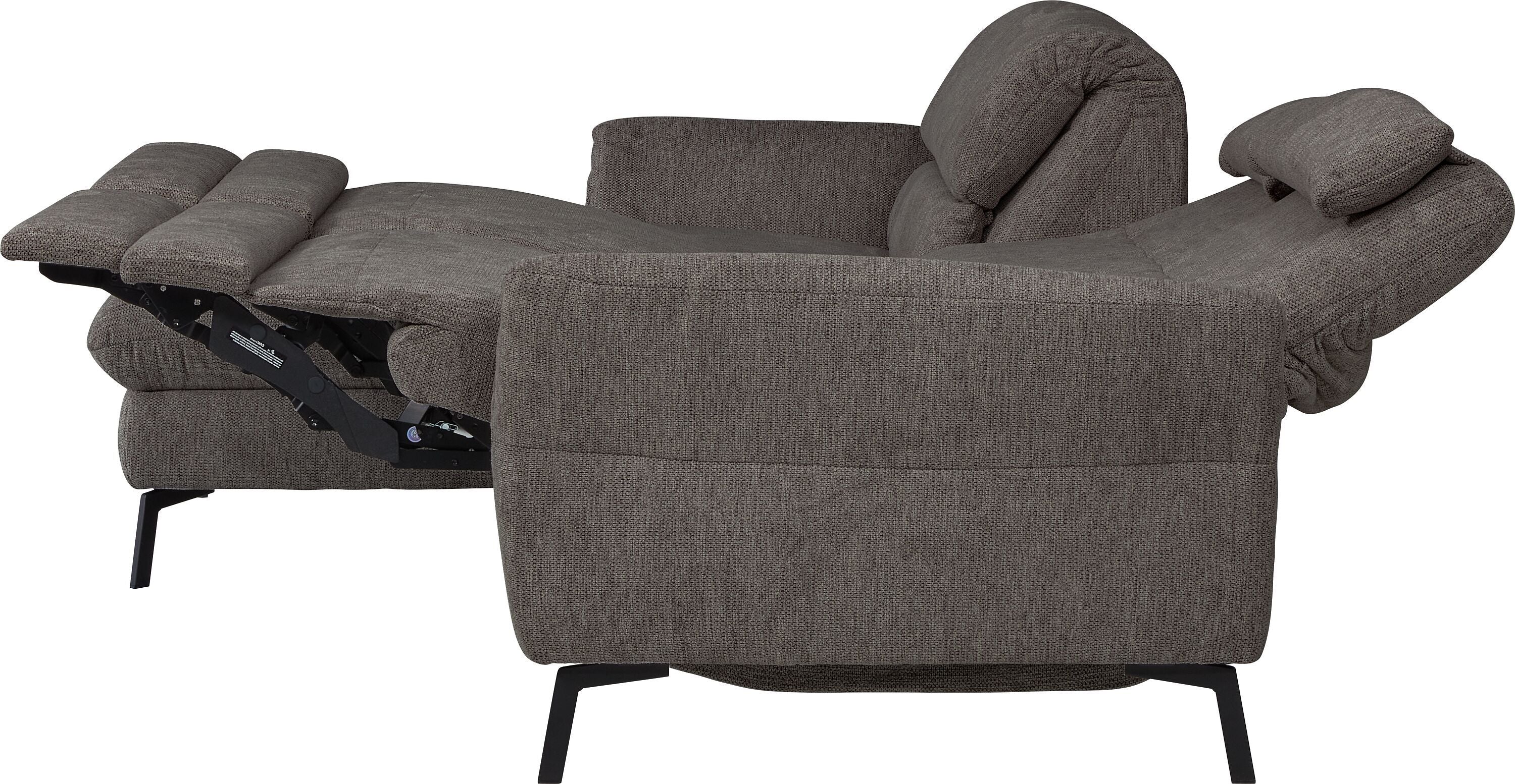 SEBO Ecksofa - Dunkelgrau / B: 284.0 cm x T: 161.0 cm x H: 84.0 cm