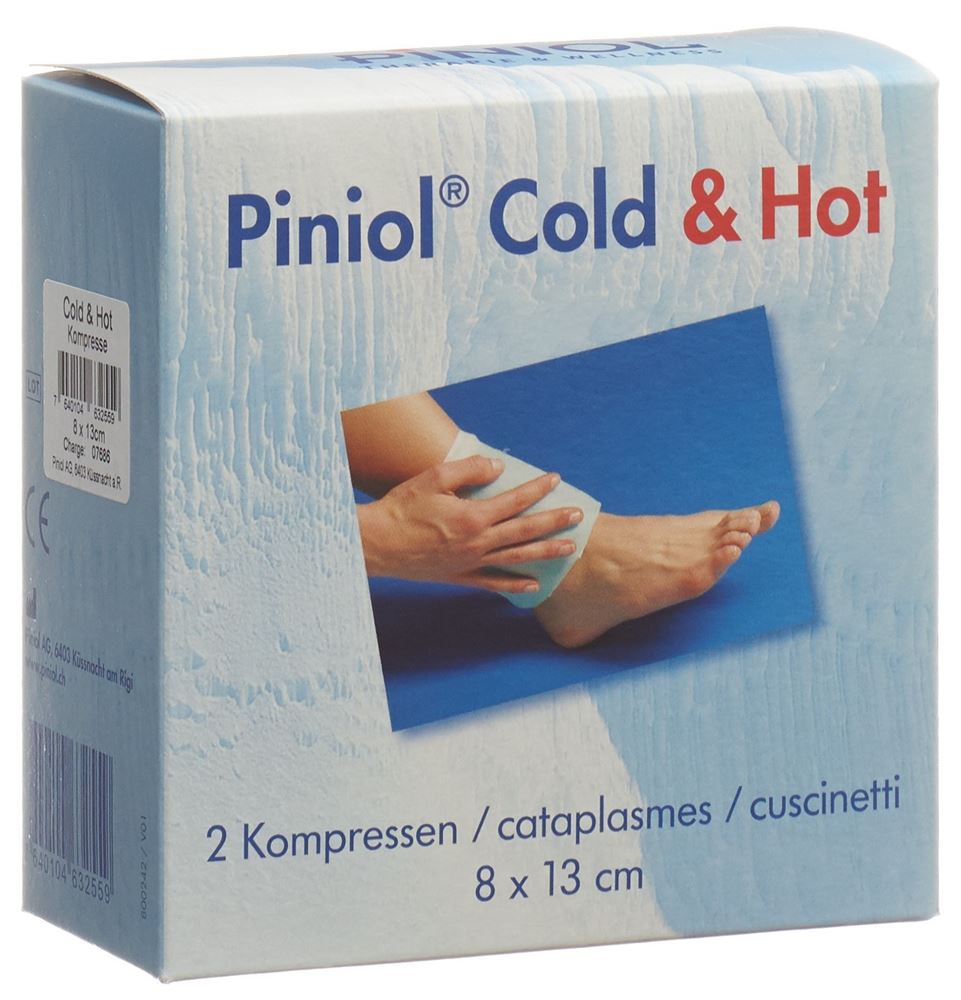 PINIOL Cold Hot Kompresse<br>2 Stück, 8cmx13cm