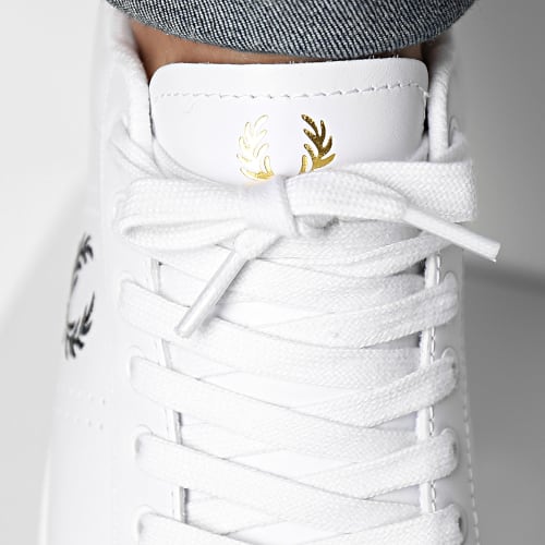 Baskets B721 Leather B6312 White Navy