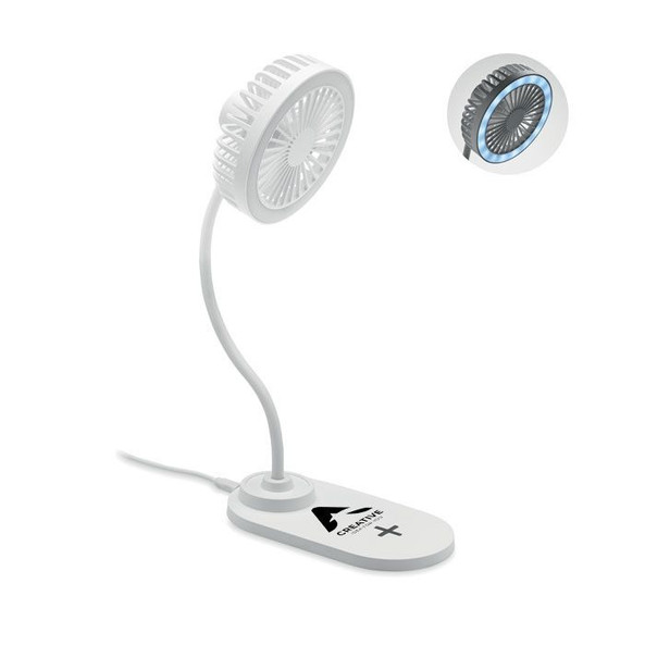 GiftRetail MO6810 - VIENTO Ventilateur  bureau et lumière
