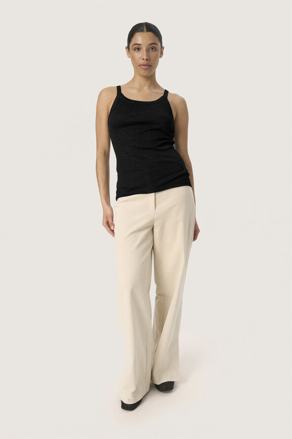 Soaked in Luxury SLFauna Tank Top Black