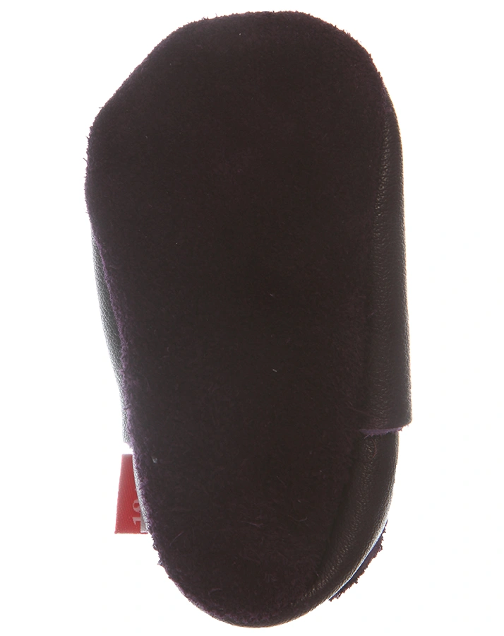 Krabbelschuhe SCHMETTERLING in aubergine