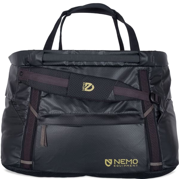 Duffel NEMO EQUIPMENT DOUBLE HAUL CONVERTIBLE DUFFEL 55L BLACK