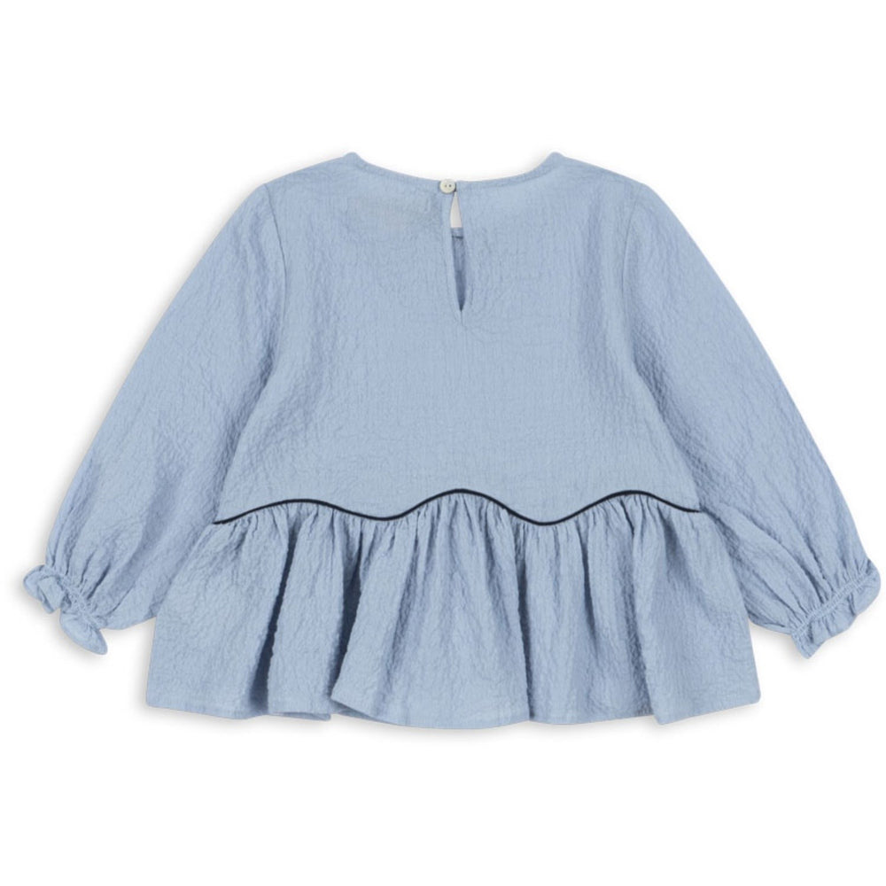 Køb Konges Sløjd Blue Fog Ava Bluse GOTS