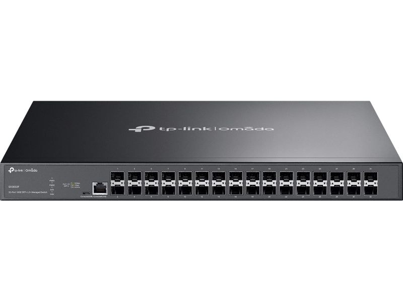 TP-Link Omada L2  Switch 32 x 10G Ports SX3032F 32 Port Omada 32-Port 10GE SFP  L2  Managed Switch