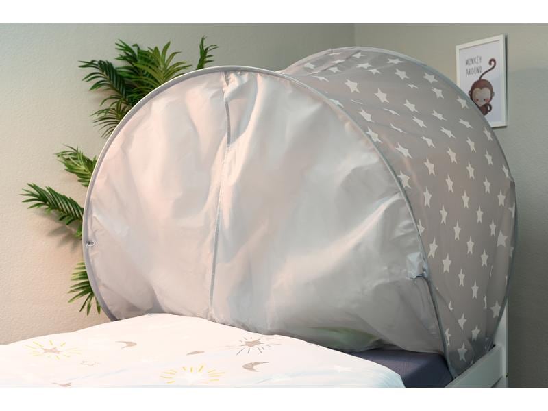 Knorrtoys Betthimmel Grey white stars Bettzelt für Kinder