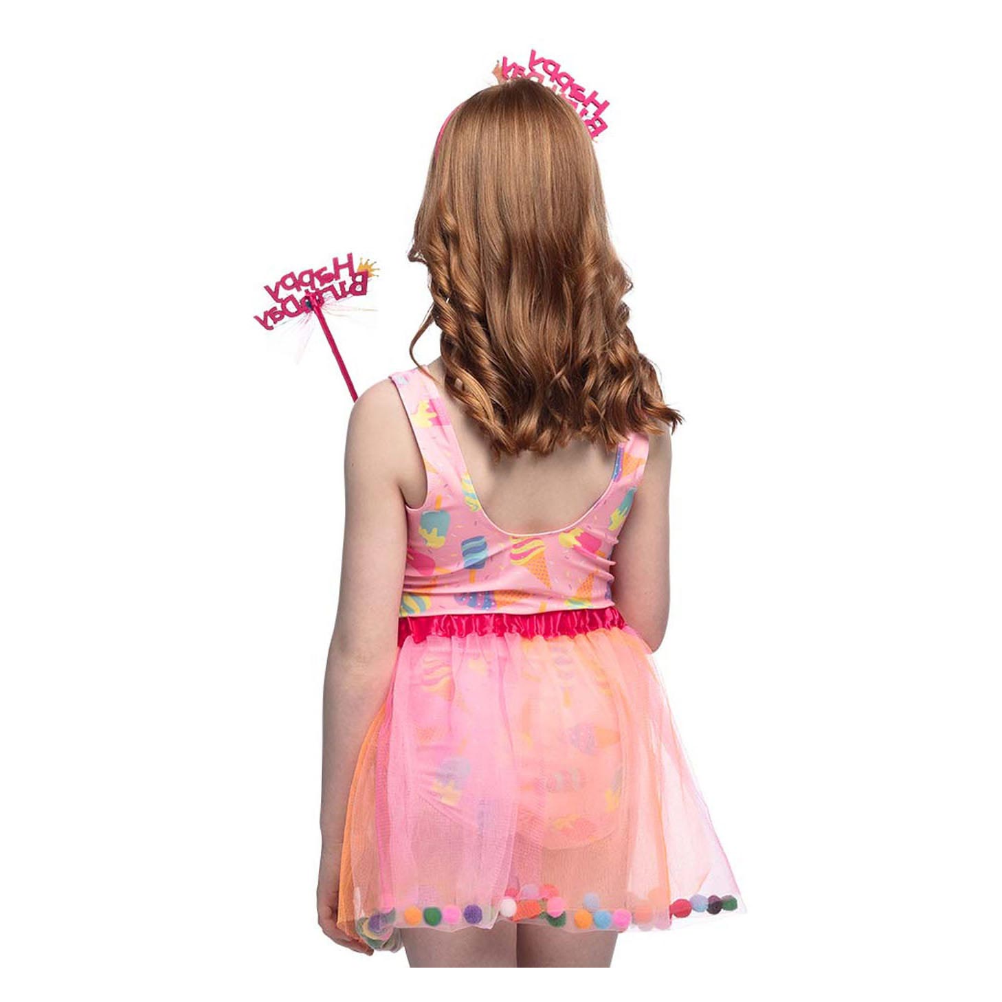 Verkleedset Fee Roze Happy Birthday