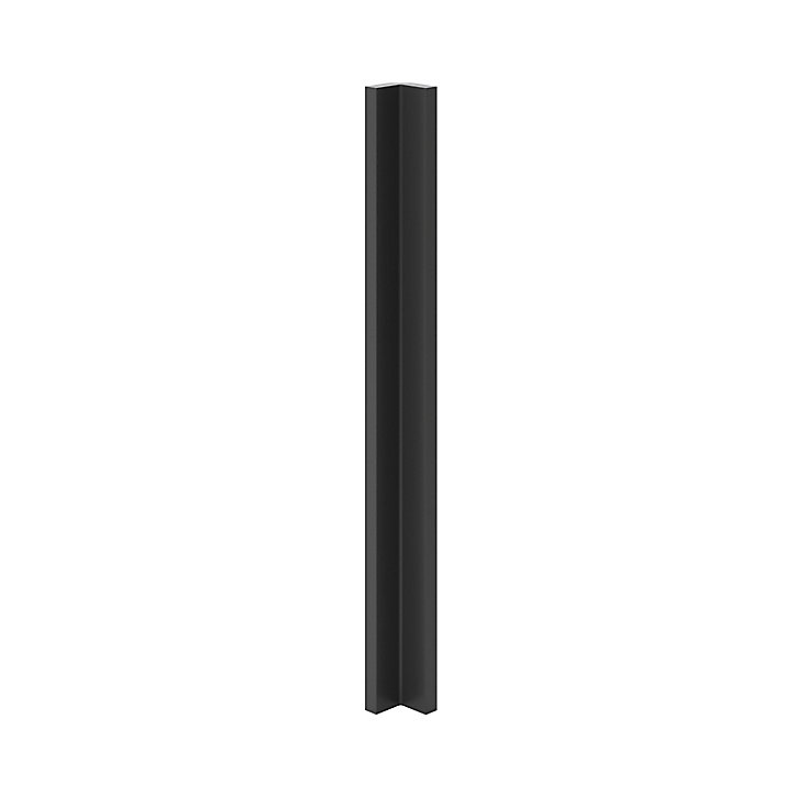 Fileur d'angle GoodHome Artemisia Graphite H. 71.5 cm x l. 59 mm x Ep. 5 mm