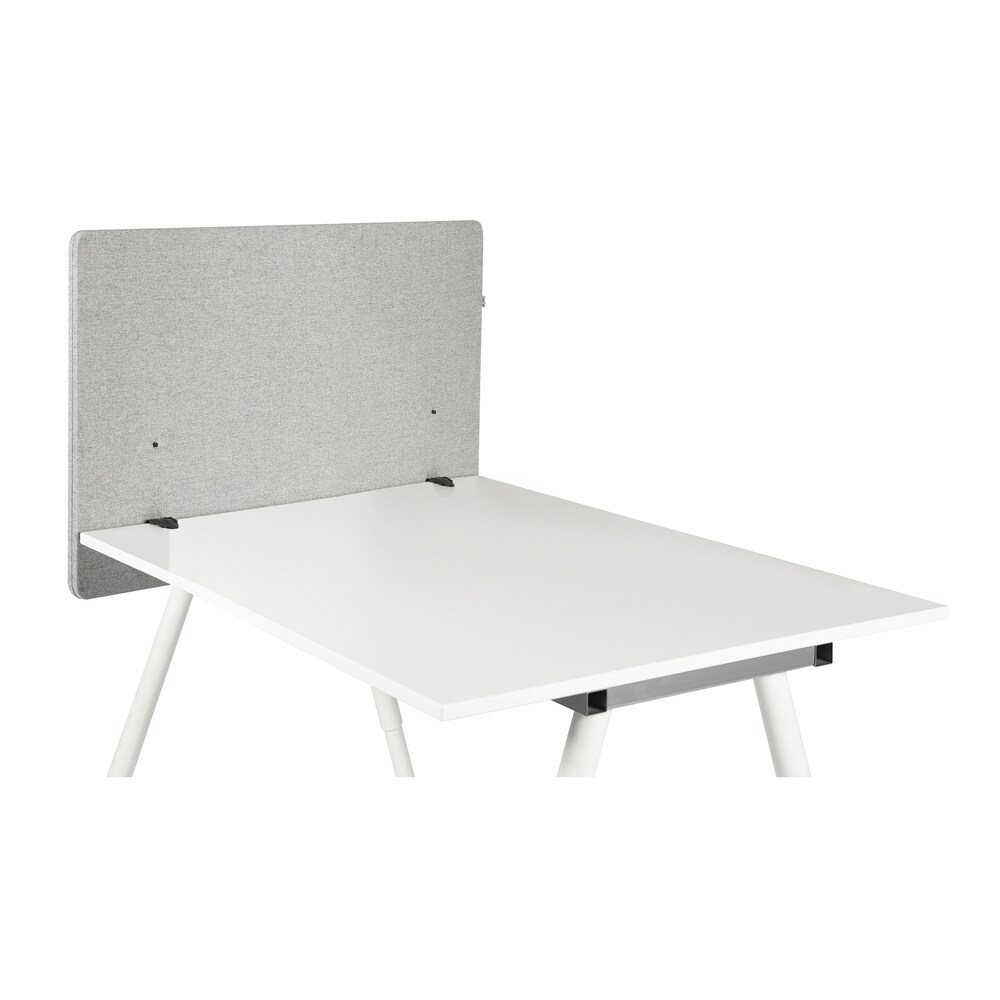 Tischtrennwand FLEXMIUT D SIDE Kunststoff, Stoff hjh OFFICE