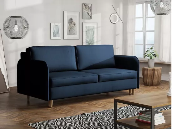 Canapé convertible Columbus 122, Boîte de literie, 95x209x100cm